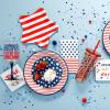 image:imageCR Gibson TW821994 Disposable Dinner Napkins and Guest Towels 425 x 8 Red White and Blue American Flag 16pcs4375 W x 775 L