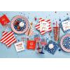 image:imageCR Gibson TW821994 Disposable Dinner Napkins and Guest Towels 425 x 8 Red White and Blue American Flag 16pcs4375 W x 775 L Pack of 12