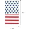 image:imageCR Gibson TW821994 Disposable Dinner Napkins and Guest Towels 425 x 8 Red White and Blue American Flag 16pcs4375 W x 775 L Pack of 12