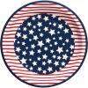 image:imageXampO Paper Goods Disposable American Flag Themed Dinner Plates 8pc 105 D1 Count Pack of 8