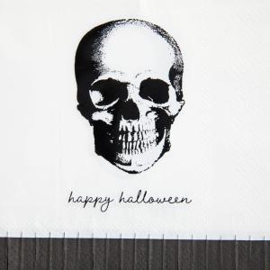 image:imageCR Gibson Assorted Beverage Napkin Apothecary Halloween  DieCut Fringe Border Black Foil Accents 20Count 5