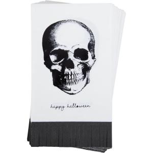 image:imageCR Gibson Guest Dinner 3Ply Napkins Boo Halloween  Scallop Edge Holographic Foil Accents 16Count 425 x 8Apothecary