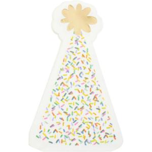 image:imageCR Gibson Lunch Napkin Apothecary Halloween Poison Bottle  Die Cut Black Foil Accents 20Count 65Party Hat