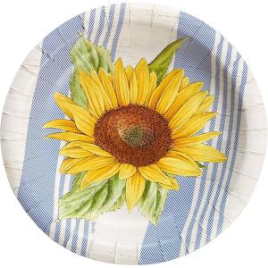 image:imagePortmerion Botanic Garden Sunflower Small Disposable Paper Plates 8 D 8pcs