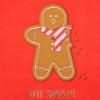 image:imageCR Gibson Beverage Napkin Holiday Gingerbread  DieCut Scallop Edge 20Count 5