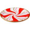image:imageCR Gibson Holiday Peppermint Twist with Gold Foil Dinner Paper Plates 8Count 10 Diameter