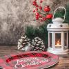 image:imageCR Gibson Red Plaid Reusable Melamine Plate Christmas Platter for Cookies Dinners and Parties 14 x 10Red Plaid