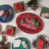 image:imageCR Gibson Red Plaid Reusable Melamine Plate Christmas Platter for Cookies Dinners and Parties 14 x 10Red Plaid