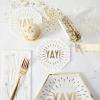 image:imageCR Gibson Spode Pinecone Disposable Paper Lunch Plates for Christmas Parties 8 Diameter 8CountBirthday