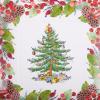 image:imageCR Gibson Spode Pinecone Disposable Paper Lunch Plates for Christmas Parties 8 Diameter 8CountClassic