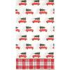 image:imageCR Gibson TW822628 Red Car Disposable Paper Guest Towels and Dinner Napkins for Christmas Parties Red and White 16pcs