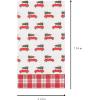 image:imageCR Gibson TW822628 Red Car Disposable Paper Guest Towels and Dinner Napkins for Christmas Parties Red and White 16pcs