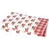 image:imageCR Gibson TW822628 Red Car Disposable Paper Guest Towels and Dinner Napkins for Christmas Parties Red and White 16pcs