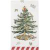 image:imageCR Gibson TW822642 Christmas Tree and Candy Cane Disposable Paper Guest Towels and Dinner Napkins for Christmas Parties Red and White 20pcs
