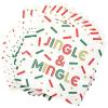 image:imageCR Gibson TW422631 Jingle and Mingle Disposable Paper Cocktail Napkins for Christmas Parties Multicolor 20pcs5 x 5