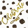 image:imageXampO Paper Goods Pink Ros All Day Beverage and Cocktail Napkins 20pc 5 W x 5 LChic Black  White