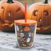 image:imageCR Gibson Plastic Double Wall Insulated Tumbler with Straw and Lid Orange Black and Gold Holds up to 12 Fluid Ounces May Contain BoosHocus Pocus