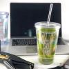 image:imageXampO Paper Goods Green Cactus with Arms Acrylic Double Wall Tumbler Cup with Lid and Straw 12 oz 6 W x 5 HYouve Got This