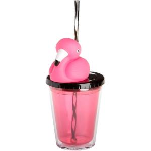 image:imageXampO Paper Goods Green Cactus with Arms Acrylic Double Wall Tumbler Cup with Lid and Straw 12 oz 6 W x 5 HBlack