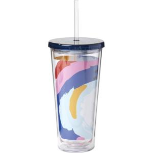 image:imageXampO Paper Goods Green Cactus with Arms Acrylic Double Wall Tumbler Cup with Lid and Straw 12 oz 6 W x 5 HPaint The Town