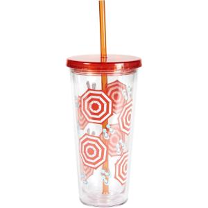 image:imageXampO Paper Goods Green Cactus with Arms Acrylic Double Wall Tumbler Cup with Lid and Straw 12 oz 6 W x 5 HUmbrella