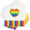 image:imageCR Gibson Beverage Napkin Love is Love  DieCut Fringe Border Gold Foil Accents  3Ply 20 Count TW425535