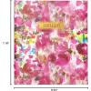 image:imageCR Gibson Floral Watercolor Refillable 6Ring Address Book 440 Entries 65 W x 725 L
