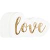 image:imageCR Gibson Lunch Napkin Love  DieCut Gold Foil Accents  3Ply 20 Count TW725537Love