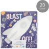 image:imageCR Gibson Lunch Napkin Love  DieCut Gold Foil Accents  3Ply 20 Count TW725537Rocket