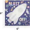 image:imageCR Gibson Lunch Napkin Love  DieCut Gold Foil Accents  3Ply 20 Count TW725537Rocket