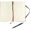 image:imageCR Gibson MJ54792 Brown Bonded Leather Notebook with 240 Ruled Pages 5 W x 825 HPack of 12