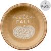 image:imageCR Gibson TW424063 Hello Fall Pumpkin Disposable Paper Cocktail Napkins for Thanksgiving and Halloween Orange 20pcs 5 x 5Rustic Pumpkin