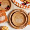 image:imageCR Gibson TW424063 Hello Fall Pumpkin Disposable Paper Cocktail Napkins for Thanksgiving and Halloween Orange 20pcs 5 x 5Rustic Pumpkin