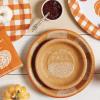 image:imageCR Gibson TW424063 Hello Fall Pumpkin Disposable Paper Cocktail Napkins for Thanksgiving and Halloween Orange 20pcs 5 x 5Rustic Pumpkin