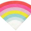 image:imageCR Gibson TW424076 Rainbow Disposable Paper Cocktail Napkins for Birthday Parties and other Celebrations Multicolor 20pcs 5 x 5Rainbow Napkin