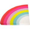 image:imageCR Gibson TW424076 Rainbow Disposable Paper Cocktail Napkins for Birthday Parties and other Celebrations Multicolor 20pcs 5 x 5Rainbow Napkin