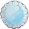 image:imageCR Gibson TW425762 Watercolor Coastal Scallop Edged Disposable Paper Cocktail Napkins 5 x 5 Multicolor 20 PiecesCoastal