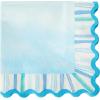 image:imageCR Gibson TW425762 Watercolor Coastal Scallop Edged Disposable Paper Cocktail Napkins 5 x 5 Multicolor 20 PiecesCocktail Napkins