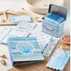 image:imageCR Gibson TW425762 Watercolor Coastal Scallop Edged Disposable Paper Cocktail Napkins 5 x 5 Multicolor 20 PiecesCocktail Napkins