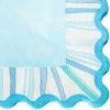 image:imageCR Gibson TW425762 Watercolor Coastal Scallop Edged Disposable Paper Cocktail Napkins 5 x 5 Multicolor 20 PiecesCocktail Napkins