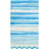 image:imageCR Gibson TW425762 Watercolor Coastal Scallop Edged Disposable Paper Cocktail Napkins 5 x 5 Multicolor 20 PiecesDinner Napkins