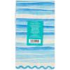 image:imageCR Gibson TW425762 Watercolor Coastal Scallop Edged Disposable Paper Cocktail Napkins 5 x 5 Multicolor 20 PiecesDinner Napkins