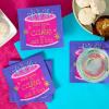 image:imageCR Gibson TW425851 Drinking Wine Feeling Fine Disposable Paper Cocktail Napkins 5 x 5 Multicolor 20 PiecesCake