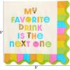image:imageCR Gibson TW425851 Drinking Wine Feeling Fine Disposable Paper Cocktail Napkins 5 x 5 Multicolor 20 PiecesFavorite