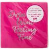 image:imageCR Gibson TW425851 Drinking Wine Feeling Fine Disposable Paper Cocktail Napkins 5 x 5 Multicolor 20 PiecesFeeling Fine