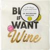 image:imageCR Gibson TW425851 Drinking Wine Feeling Fine Disposable Paper Cocktail Napkins 5 x 5 Multicolor 20 PiecesWine