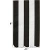 image:imageCR Gibson TW725843 Black and White Pinwheel Scallop Edge Disposable Paper Lunch Napkins 6 x 6 Multicolor 20 PiecesDinner Napkins
