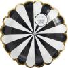 image:imageCR Gibson TW725843 Black and White Pinwheel Scallop Edge Disposable Paper Lunch Napkins 6 x 6 Multicolor 20 PiecesDinner Plates