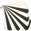 image:imageCR Gibson TW725843 Black and White Pinwheel Scallop Edge Disposable Paper Lunch Napkins 6 x 6 Multicolor 20 PiecesLunch Napkins