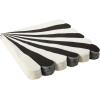 image:imageCR Gibson TW725843 Black and White Pinwheel Scallop Edge Disposable Paper Lunch Napkins 6 x 6 Multicolor 20 PiecesLunch Napkins